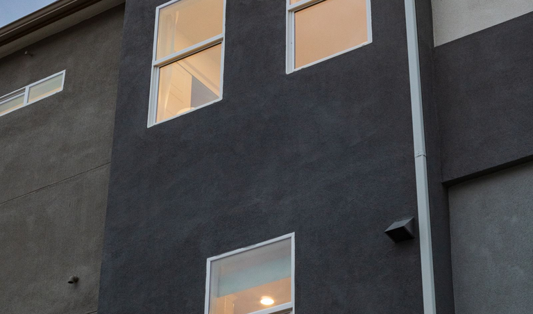 Property at dusk